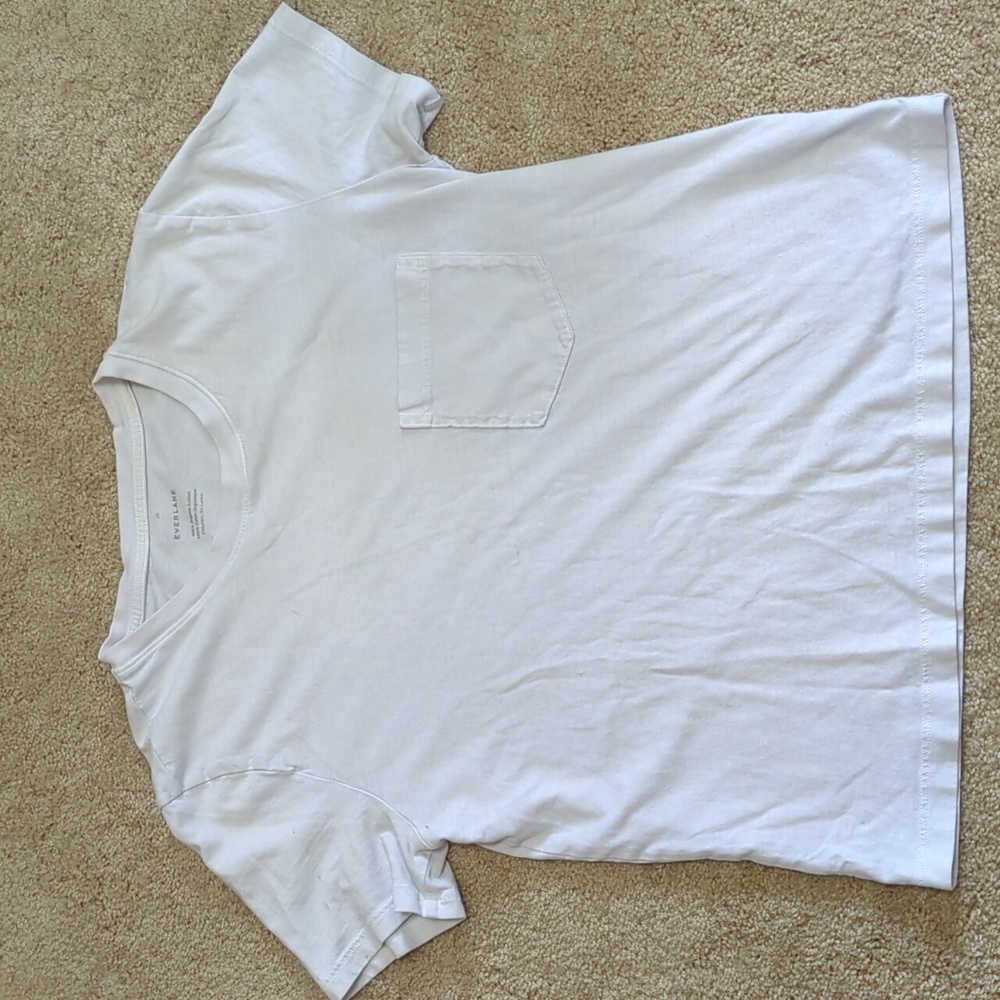 Everlane White Pocket Box Tee